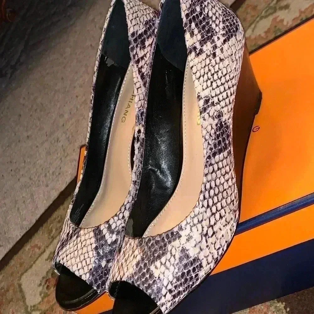 ARTURO CHIANG WEDGES DESERT SNAKE 7M